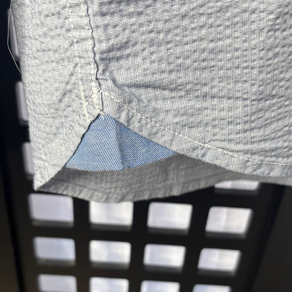 π Tommy Bahama Blue Chambray Button Down Shirt Menβs Medium π - Picture 6 of 15